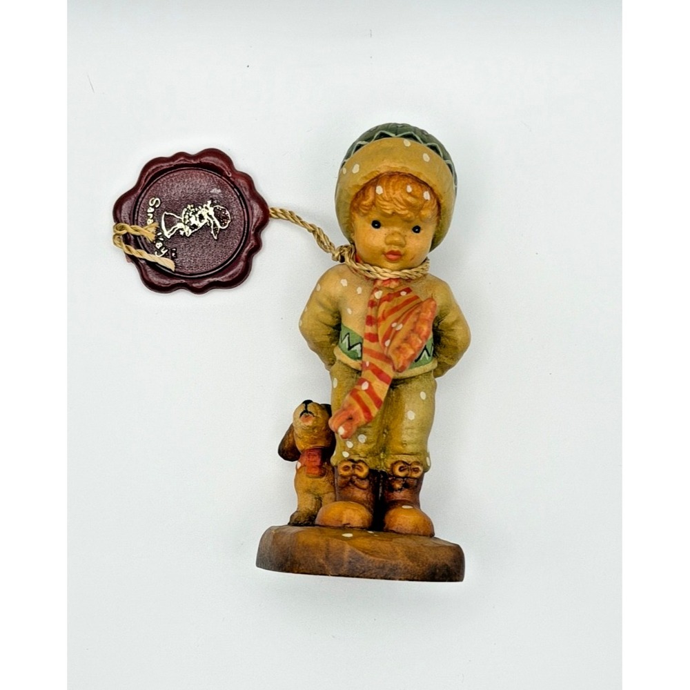 ANRI Sarah Kay "Tis The Season" Vintage 4 inch Figurine Ltd Edition #197 of 4000